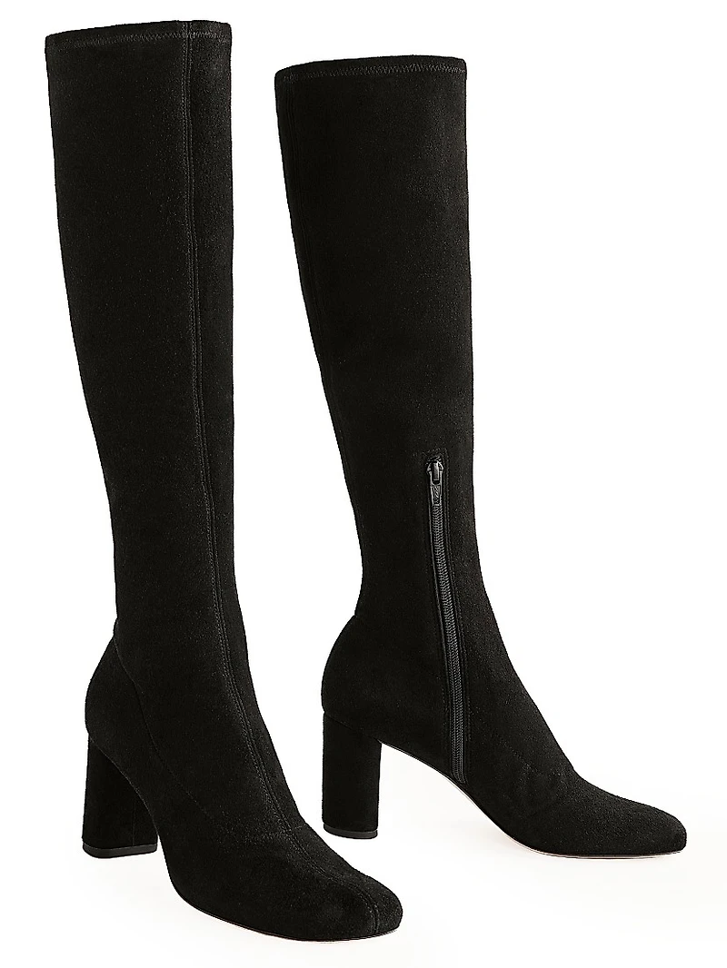 Belinda 75MM Suede Knee-High Boots