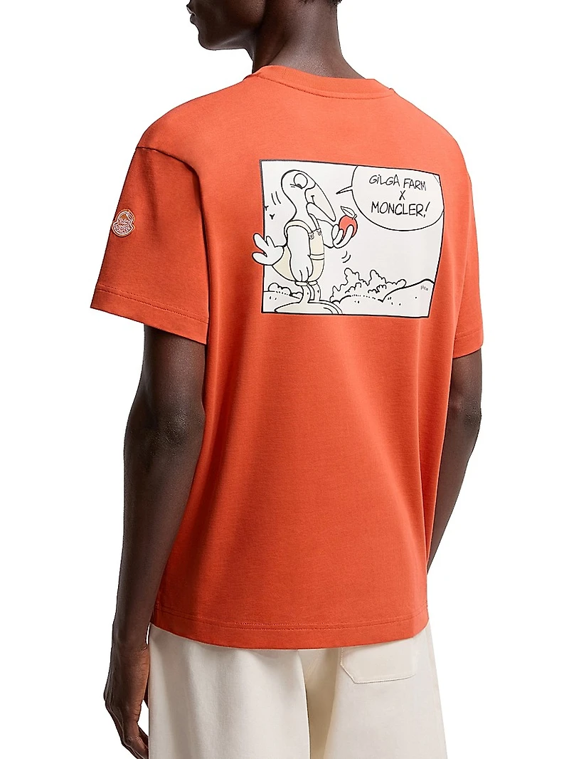 Moncler x Gilga Farm by Donald Glover Crew-Neck T-Shirt in Cotton