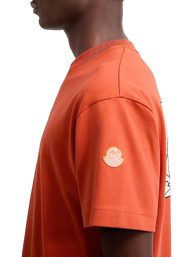 Moncler x Gilga Farm by Donald Glover Crew-Neck T-Shirt in Cotton