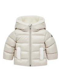 Baby's Borgan Puffer Jacket with Teddy Trim