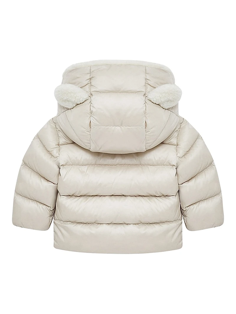 Baby's Borgan Puffer Jacket with Teddy Trim