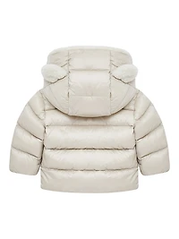Baby's Borgan Puffer Jacket with Teddy Trim