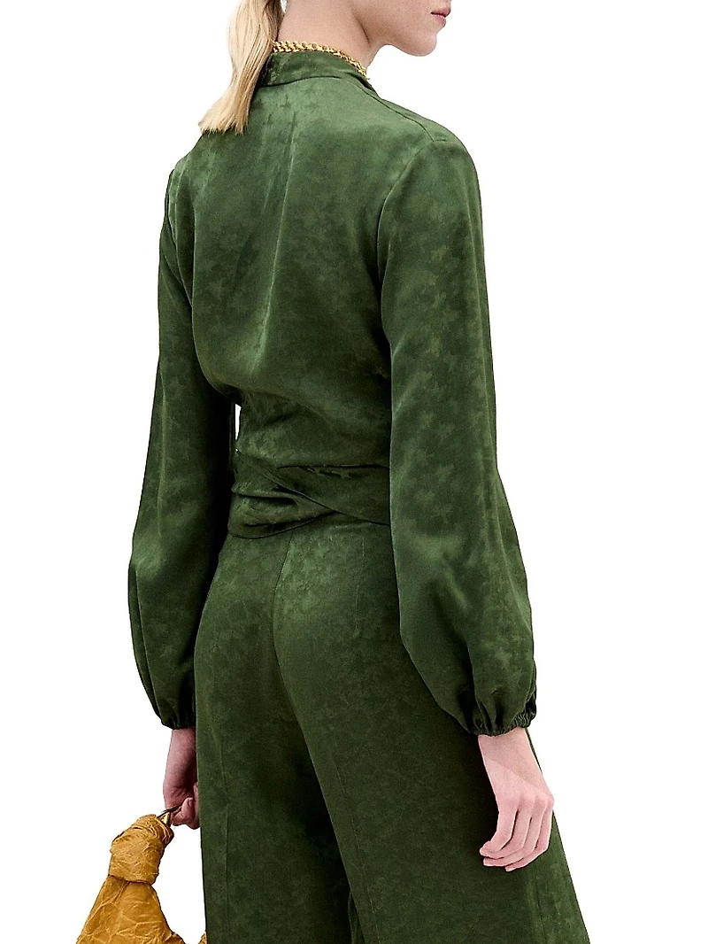 Elvie Jacquard Blouse