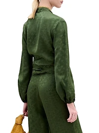 Elvie Jacquard Blouse