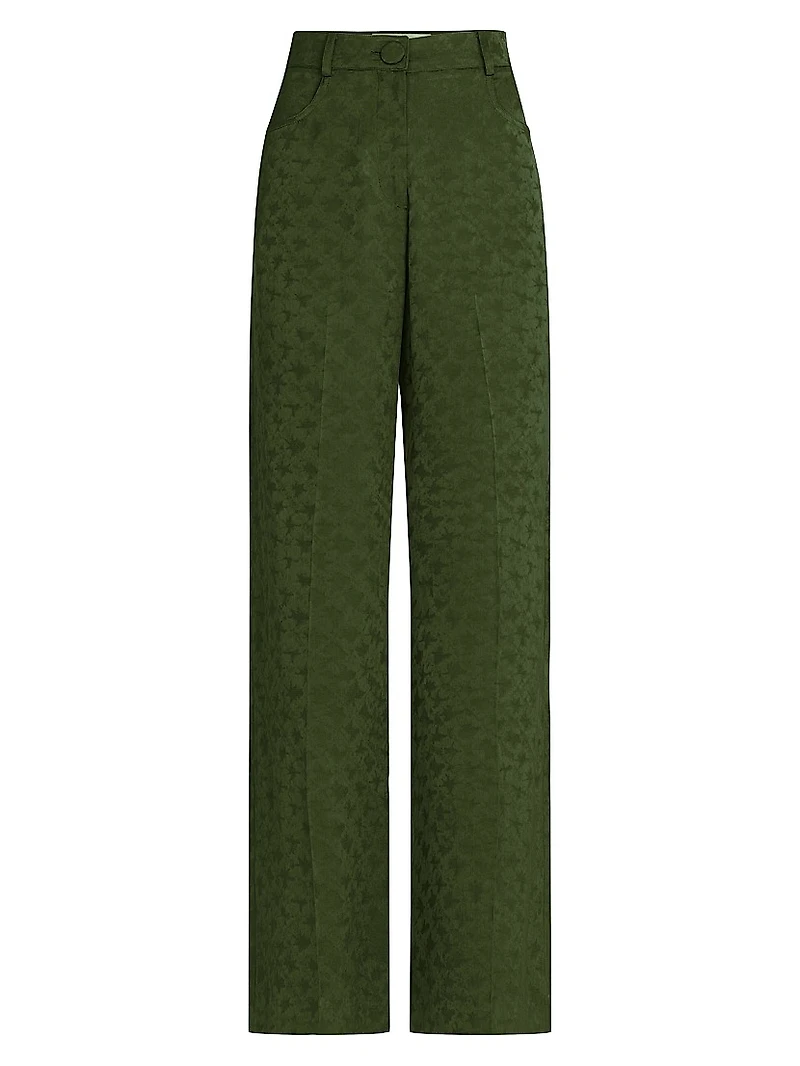 Emine Jacqaurd Straight Pants
