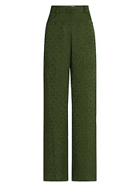Emine Jacqaurd Straight Pants