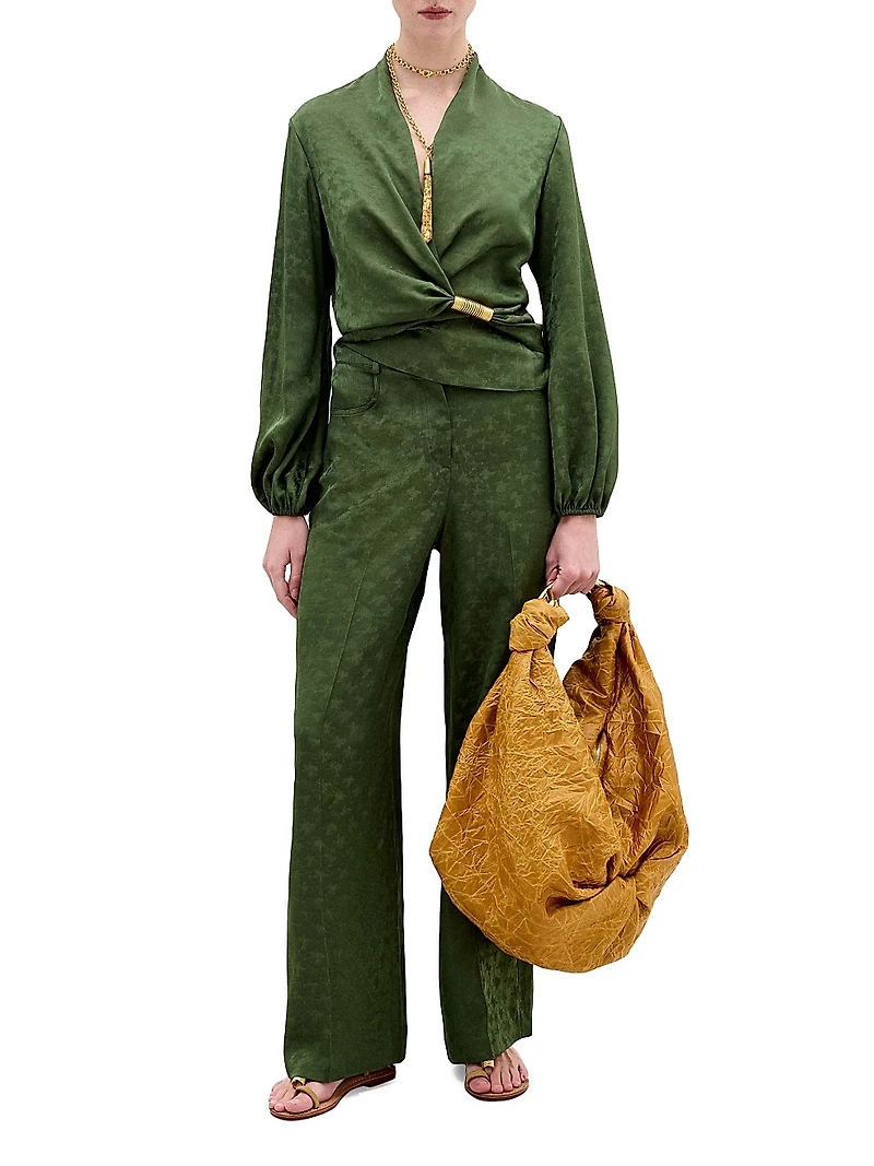 Emine Jacqaurd Straight Pants