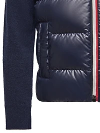 Little Boy's & Down-Filled Cardigan Wool