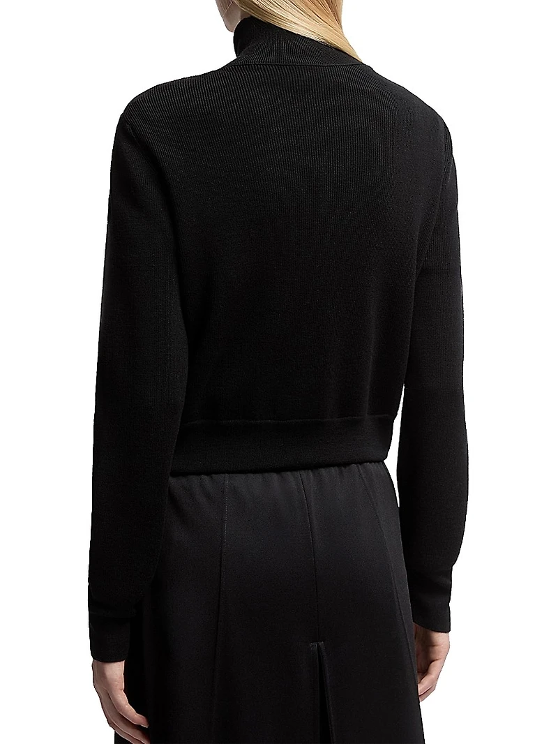 Down Filled Cardigan Wool