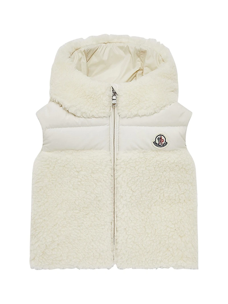 Baby Girl's & Little Botha Puffer Vest Teddy
