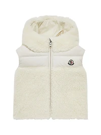 Baby Girl's & Little Botha Puffer Vest Teddy