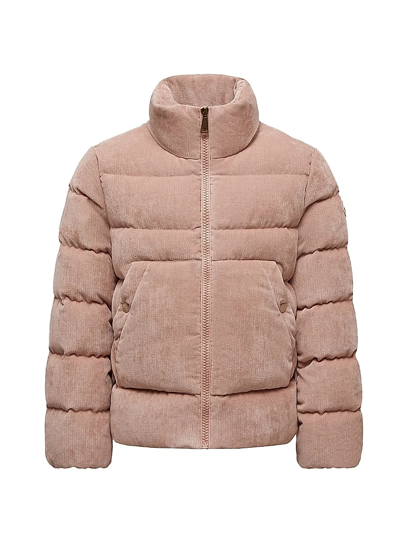 Little Girl's & Marth Puffer Jacket Corduroy
