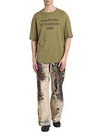 Paint Splash Cotton Pants