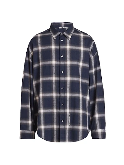 Flannel Check Cotton Shirt