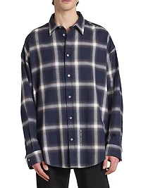 Flannel Check Cotton Shirt