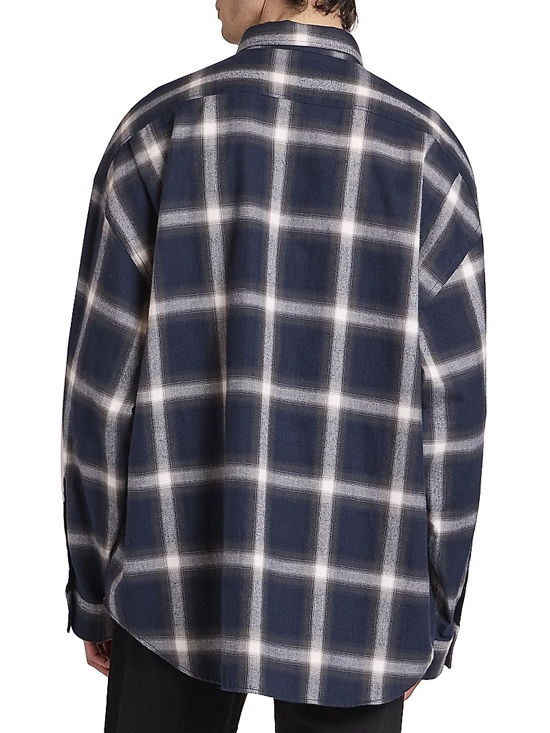 Flannel Check Cotton Shirt
