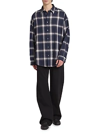 Flannel Check Cotton Shirt