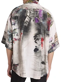 Setar Paint Splash Printed Shirt