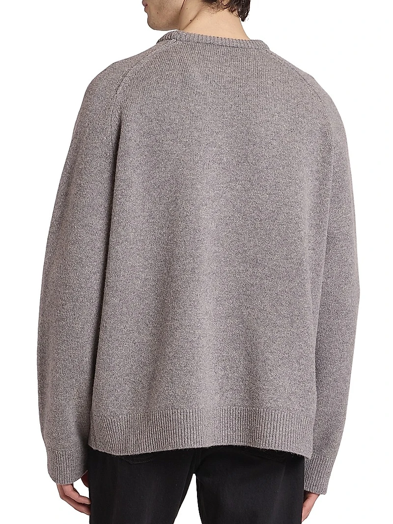 Kaybe Richard Logo-Embroidered Wool Sweater