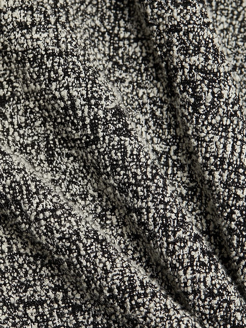 Tweed Boucle-Knit Jersey Maxi Skirt