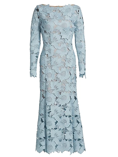 Peony Guipure Lace Cocktail Dress