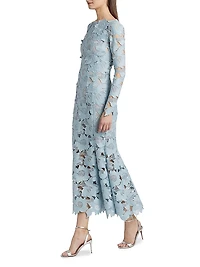 Peony Guipure Lace Cocktail Dress