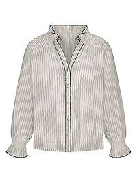 Harper Striped Cotton Top
