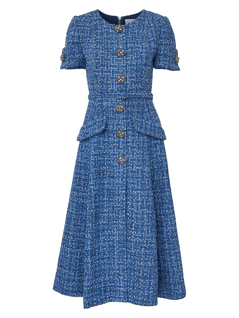 Tweed Midi-Dress