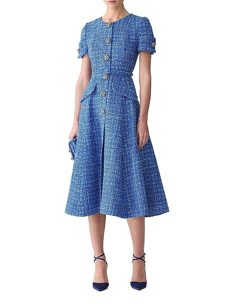 Tweed Midi-Dress