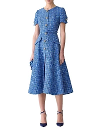 Tweed Midi-Dress