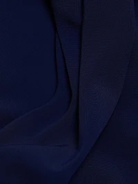 Draped Off-the-Shoulder Column Gown