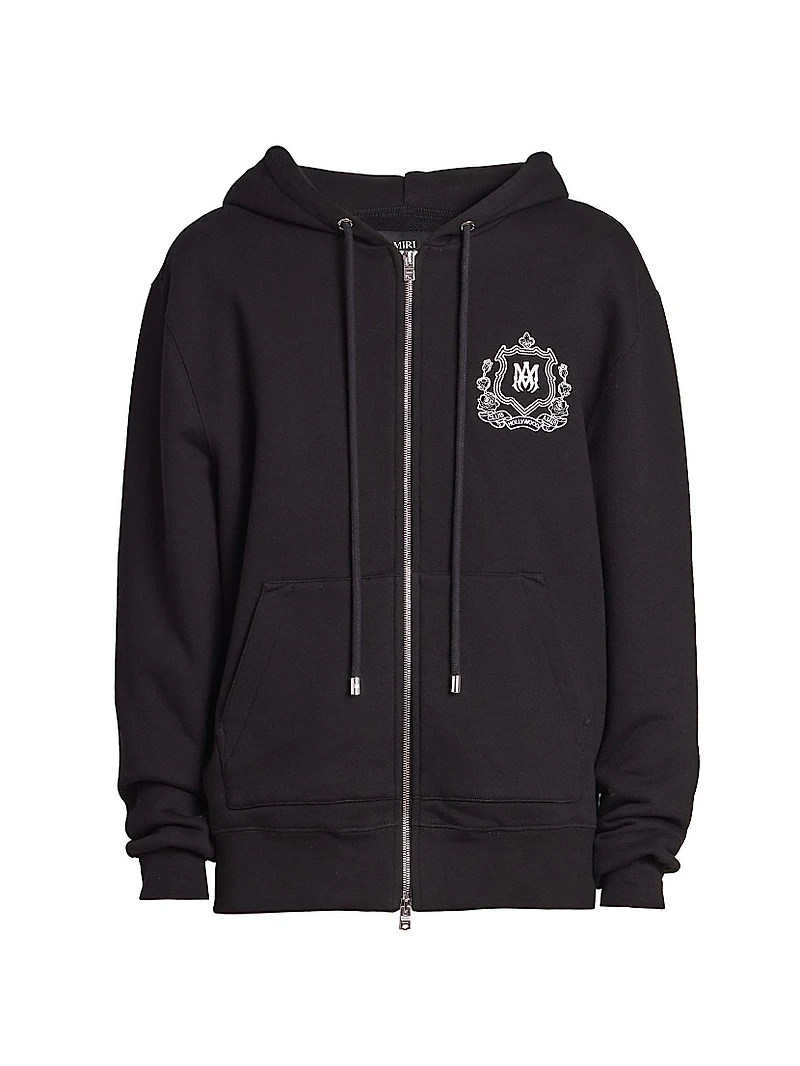 Ma Crest Zip-Up Hoodie