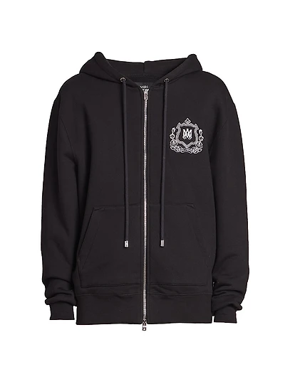 Ma Crest Zip-Up Hoodie