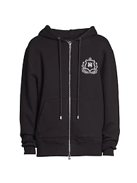 Ma Crest Zip-Up Hoodie