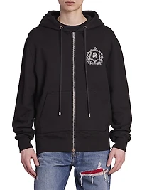 Ma Crest Zip-Up Hoodie