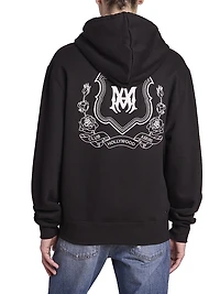 Ma Crest Zip-Up Hoodie
