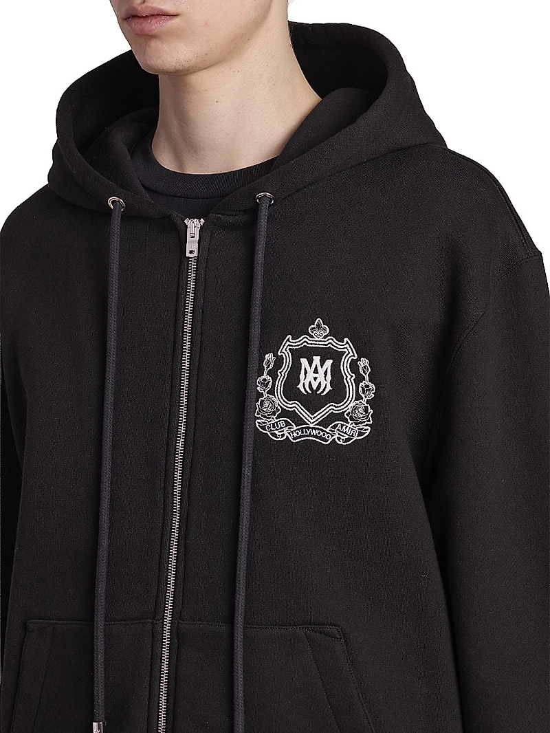 Ma Crest Zip-Up Hoodie