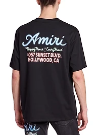 Neon Lights Cotton Logo T-Shirt