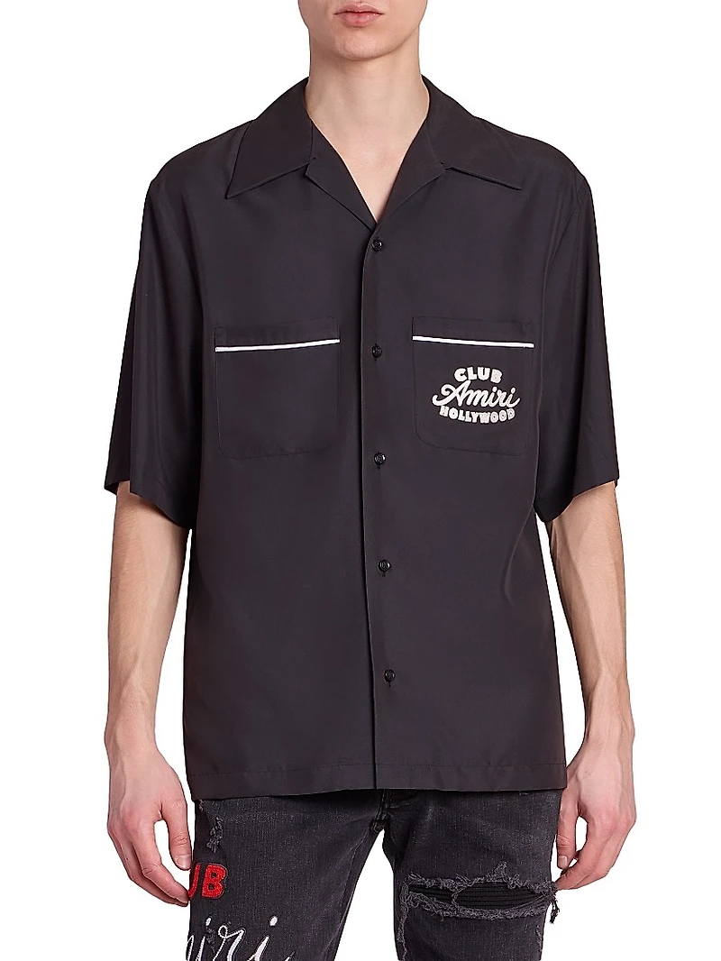 Club Amiri Cotton Camp Shirt