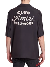Club Amiri Cotton Camp Shirt