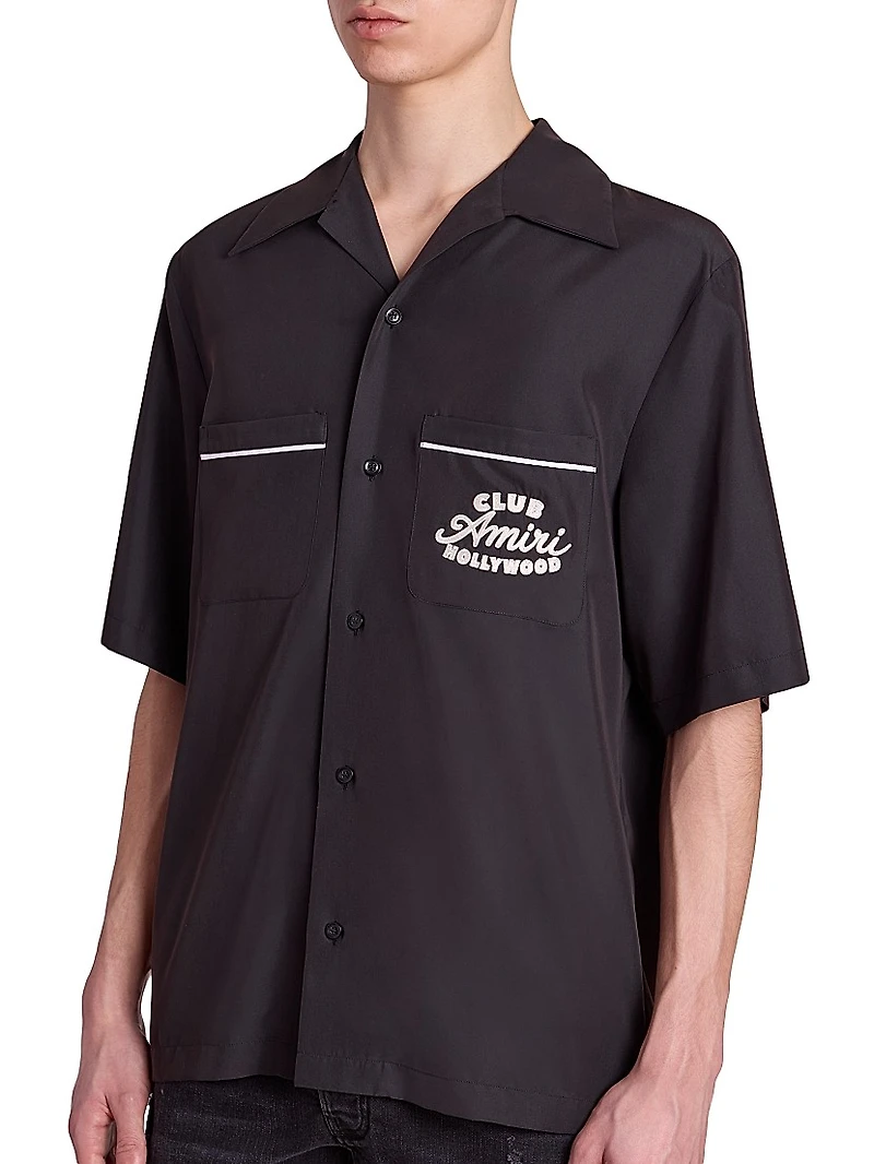 Club Amiri Cotton Camp Shirt