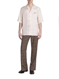 Amiri Hotel Silk Bowling Shirt