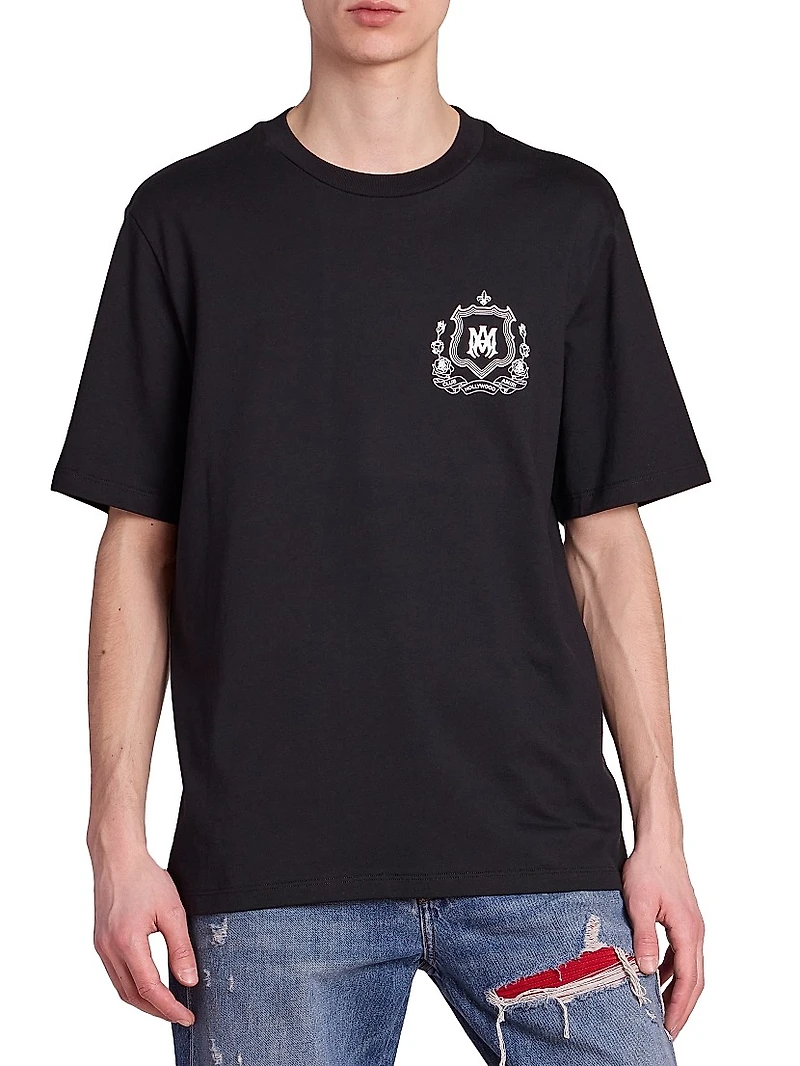 Ma Crest Cotton T-Shirt