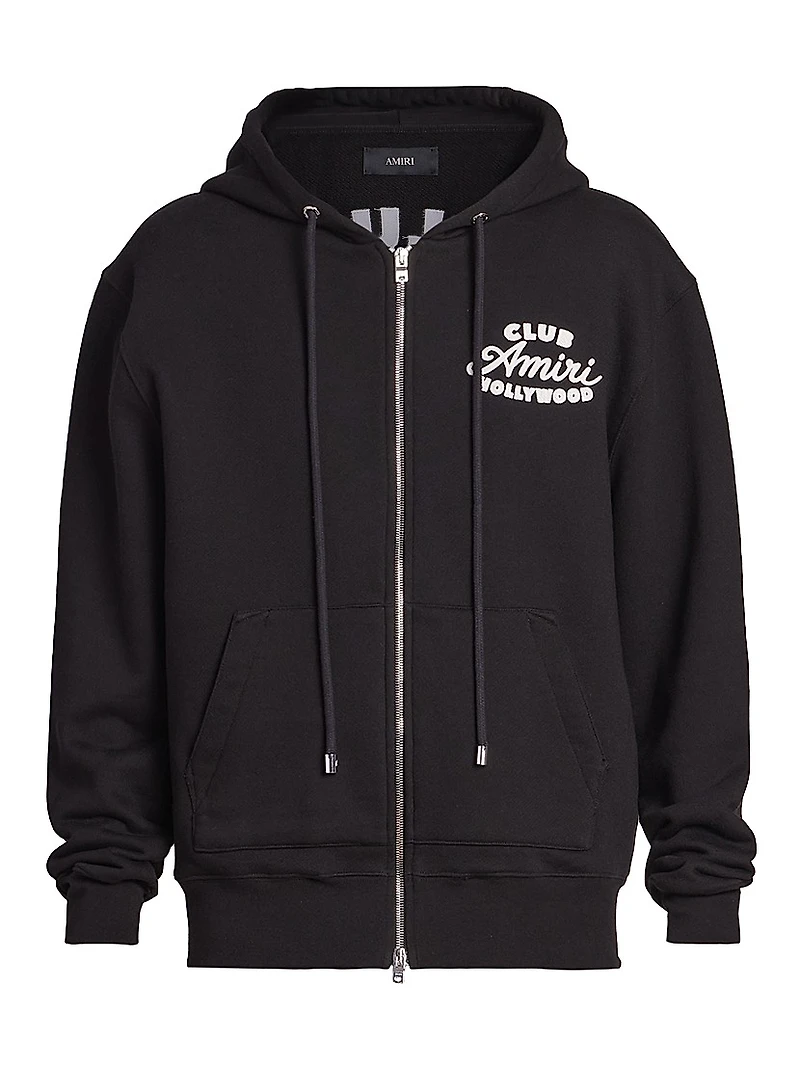 Club Amiri Zip-Up Hoodie