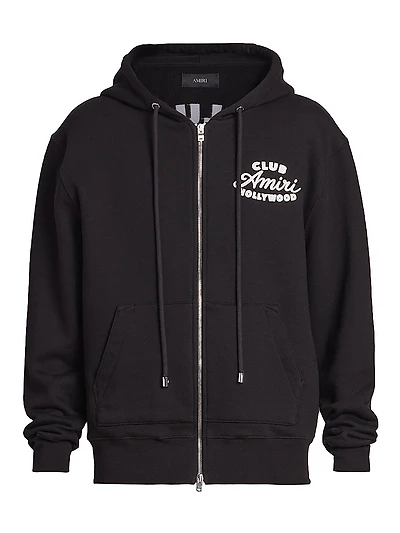 Club Amiri Zip-Up Hoodie