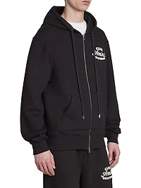 Club Amiri Zip-Up Hoodie