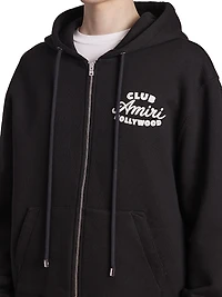 Club Amiri Zip-Up Hoodie