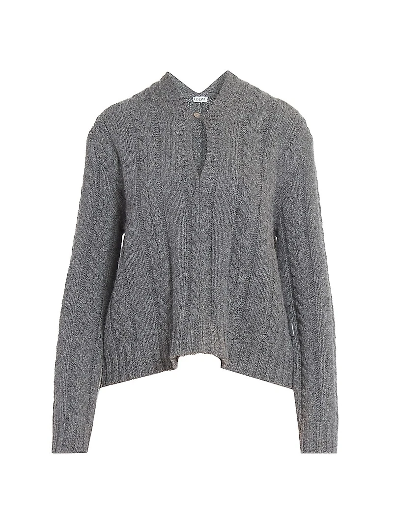 Cut-Out Wool-Blend Sweater