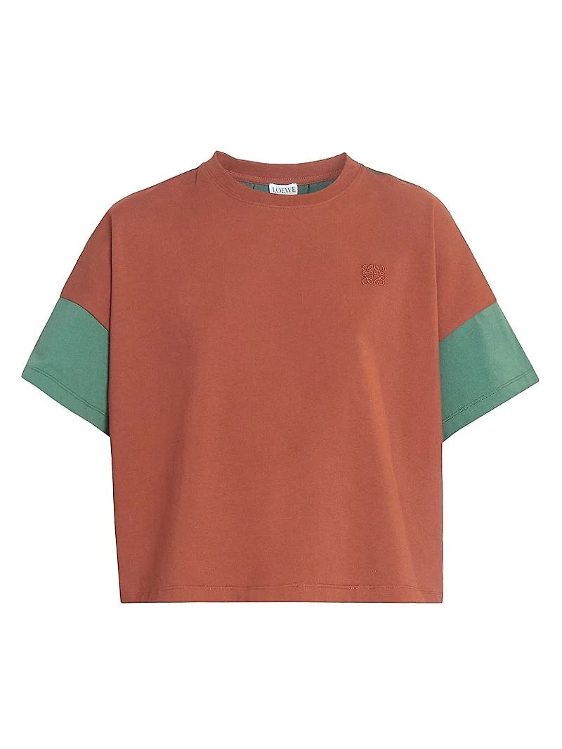 Boxy Fit Colorblocked T-Shirt