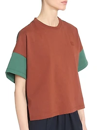 Boxy Fit Colorblocked T-Shirt